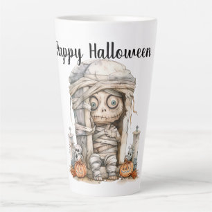 Taza De Café Latte Problemas en las tumbas - Mummy Mischief y Mini Mo