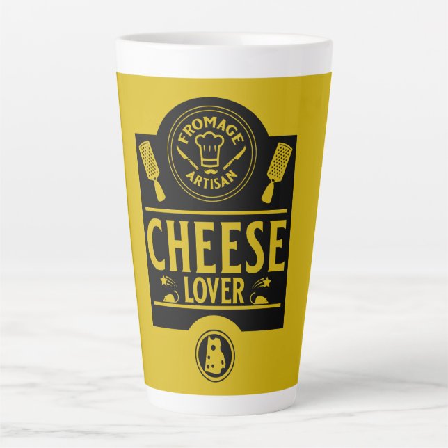 Taza De Café Latte Productor de queso (Anverso)