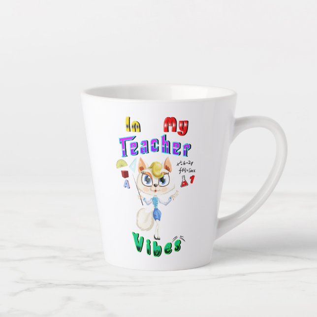 Taza De Café Latte Profesor (Derecha)