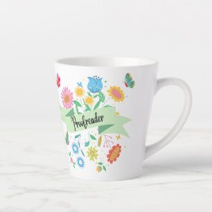 Taza De Café Latte Proofreader Spring Floral Mug