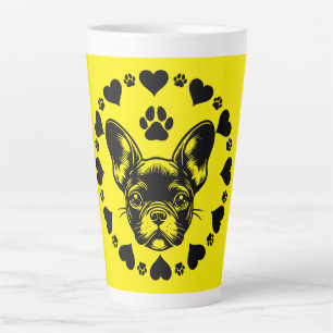 Taza De Café Latte Propietario de perros de Bulldog francés