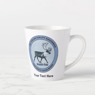 Taza De Café Latte Propio de Santa - 1er escuadrón de transporte aére