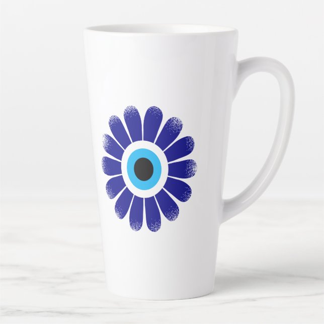 Taza De Café Latte Protección ocular griega (Derecha)