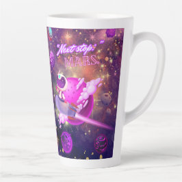 Taza De Café Latte Próxima parada Marte