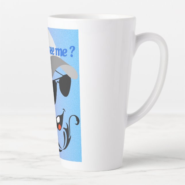 Taza De Café Latte ¿Puedes Verme? (Derecha)