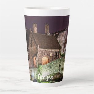 Taza De Café Latte Puente Bonifacius en Brujas