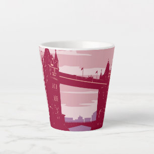 Taza De Café Latte Puente de torre