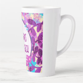 Taza De Café Latte Puestos deportivos de primavera - Gracias capricho