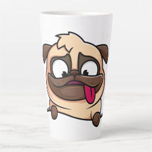 Taza De Café Latte Pug