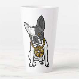 Taza De Café Latte Pug Dog de Estilo Callejero