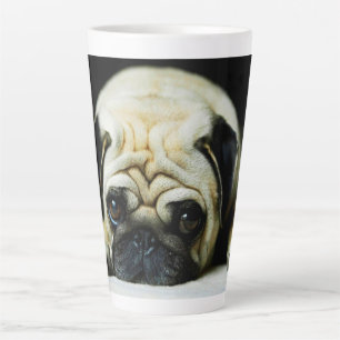 Taza De Café Latte Pug Latte Mug