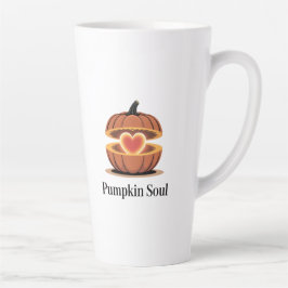 Taza De Café Latte Pumpkin Soul Autumn Coffee Mug