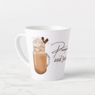 Taza De Café Latte Pumpkin Spice and Jesus Christ Autumn