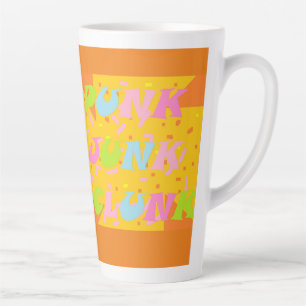 TAZA DE CAFÉ LATTE PUNK DE CIERRE SER UNA PALABRA DE PATRÓN REBELDE C
