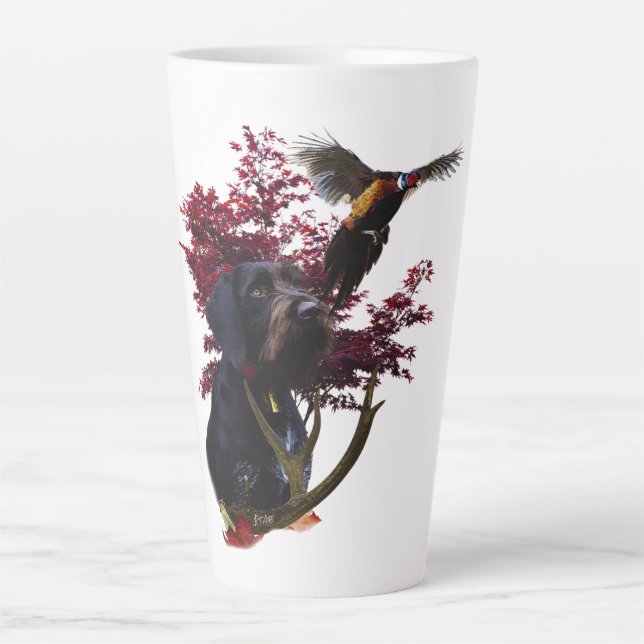 Taza De Café Latte Puntero inalámbrico alemán (Anverso)