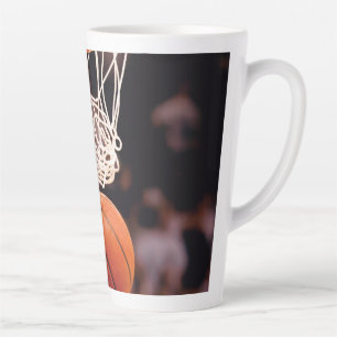 Taza De Café Latte Puntuación del baloncesto