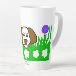 Taza De Café Latte Pup N Play Large Latte Mug