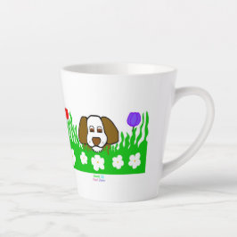 Taza De Café Latte Pup N Play Small Latte Mug