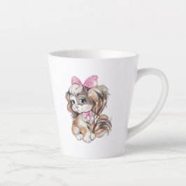 Taza De Café Latte Puppy Latte Mug