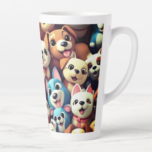 Taza De Café Latte Puppy Love please  (Derecha)