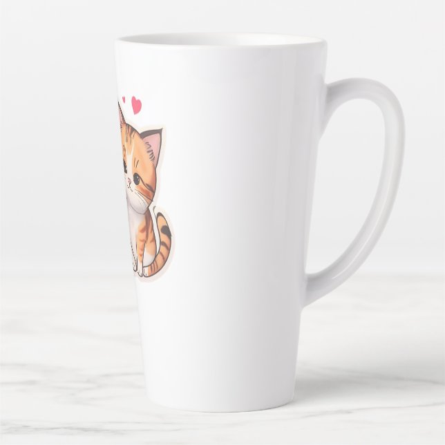 Taza De Café Latte “Purr-fect Pair” “Double the Whiskers, Double the  (Derecha)