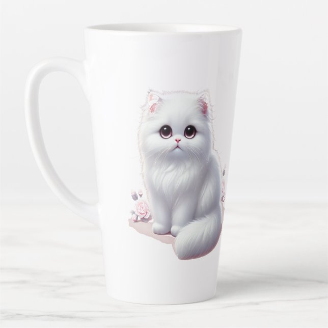 Taza De Café Latte Purrfect Morning Mug (Izquierda)