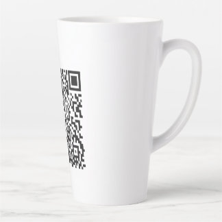 TAZA DE CAFÉ LATTE QR