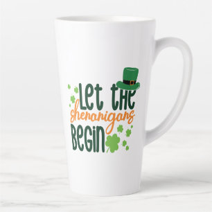 Taza De Café Latte Que Comiencen Las Travesuras-60677