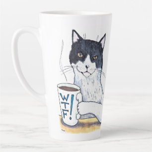 Taza De Café Latte ¡Qué Feline!