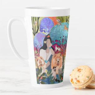 TAZA DE CAFÉ LATTE QUEDARSE SILVESTRE NIÑO GITANO - CHOW MUG