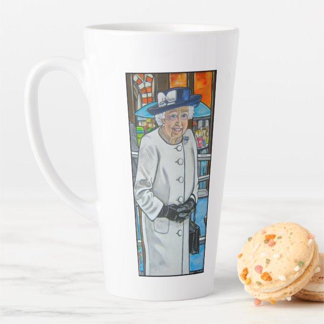 Taza De Café Latte Queen Elizabeth At Paddington Station (In situ)