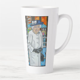 Taza De Café Latte Queen Elizabeth At Paddington Station