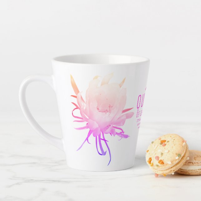 Taza De Café Latte Queen of the Night (In situ)