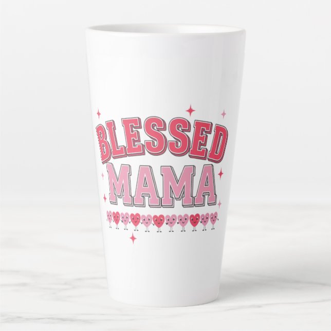 Taza De Café Latte Querida mamá (Anverso)