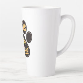 Taza De Café Latte Quita las Patas de Mi Café – Amante de Perros Dive