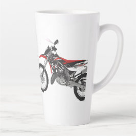 Taza De Café Latte Racing Bike Art