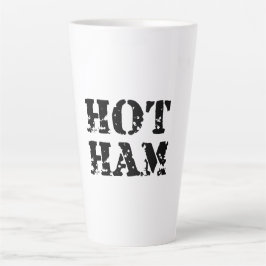 Taza De Café Latte Radio HOT HAM