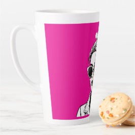 Taza De Café Latte Raiders Chica