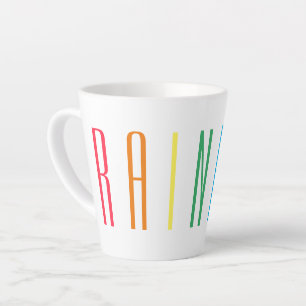 Taza De Café Latte RAINBOW Latte Mug