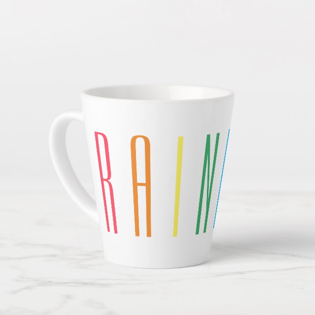 Taza De Café Latte RAINBOW Latte Mug (Ángulo izquierdo)
