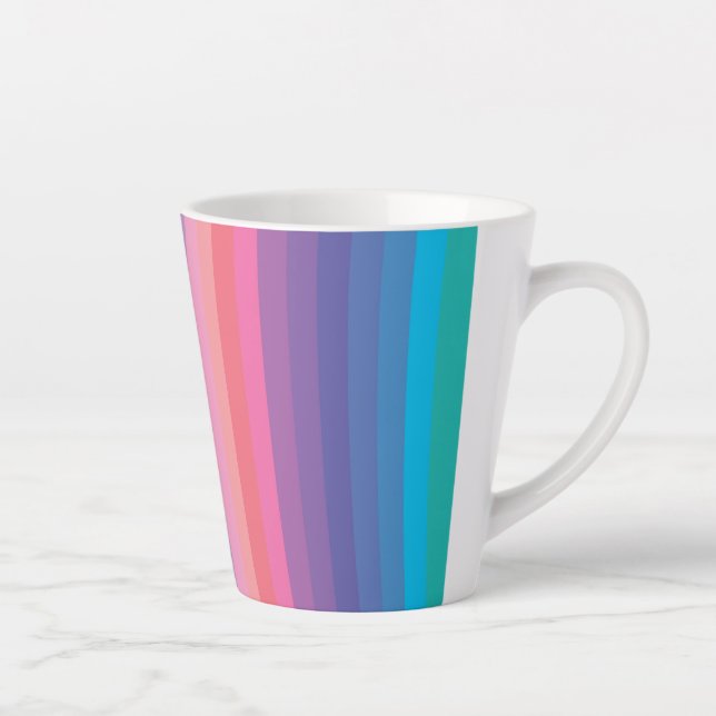 Taza De Café Latte Rainbow Latte Mug (Derecha)