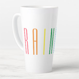 Taza De Café Latte RAINBOW Tall Latte Mug