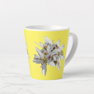 Taza De Café Latte Raisin Blossom Cust. Amarillo Latte Mug