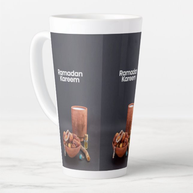 Taza De Café Latte Ramadan Kareem (Ángulo izquierdo)