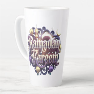 Taza De Café Latte Ramadan Kareem