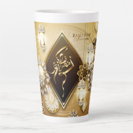 Taza De Café Latte Ramadan Kareem Latte Mug