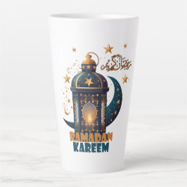 Taza De Café Latte Ramadan Kareem Mubarak Lantern ramadan 2024