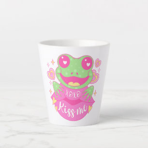 Taza De Café Latte Rana Cute Kisme - Xoxo