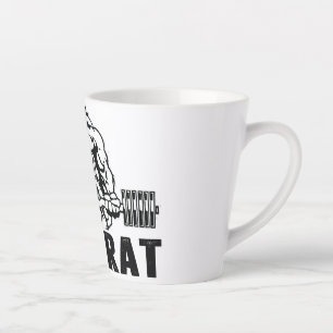 Taza De Café Latte Rato de Gimnasio