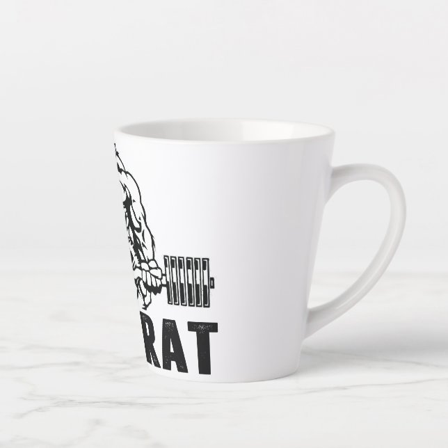 Taza De Café Latte Rato de Gimnasio (Derecha)